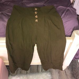 High waisted flowy pants